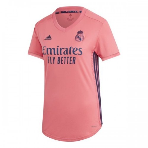 Real Madrid Fodboldtrøjer Dame Udebanesæt 2020/21 Kort ærmer Real Madrid Fodboldtrøjer Dame Udebanesæt 2020/21 Kort ærmer